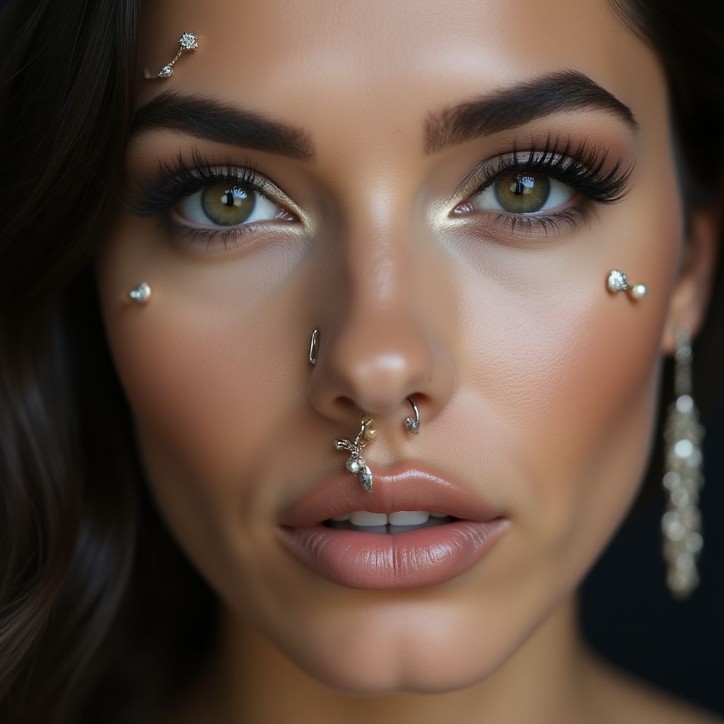 Artista de piercings Valeria Torres
